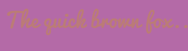 Image with Font Color BB7C76 and Background Color B46AA7